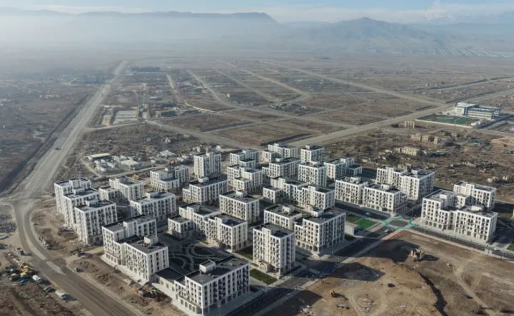 60 bina, 1268 mənzil - Ağdamda 2-ci yaşayış kompleksinin açılışı oldu - FOTOLAR