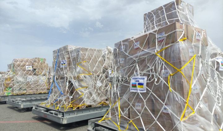 Azərbaycanın Ukraynaya humanitar yardımlarının həcmi məlum olub