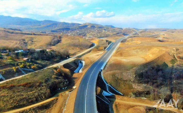 Əhmədbəyli-Füzuli-Şuşa yolunun tikintisi yekunlaşır