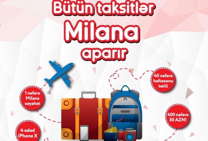 “Bütün taksitlər Milana aparır” lotereyasının üçüncü tirajı keçirilib