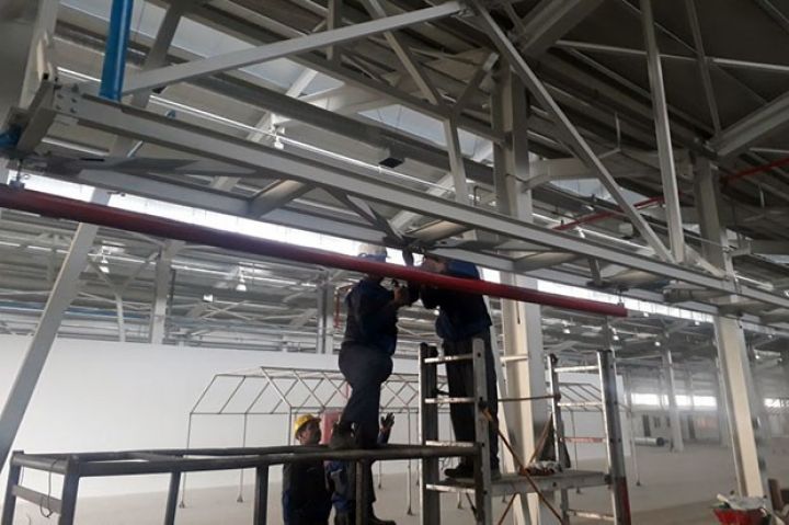 Neftçala avtomobil zavodunda avadanlıqların quraşdırılmasına başlandı