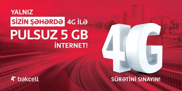 Daha 12 bölgənin sakinlərinə PULSUZ 4G İnternet!