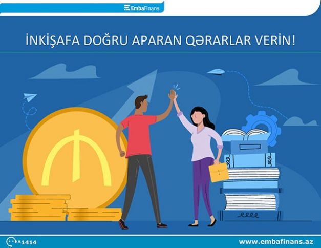 Fərdi biznesinizin uğurlu inkişafina “Embafinans” ilə təkan verin.