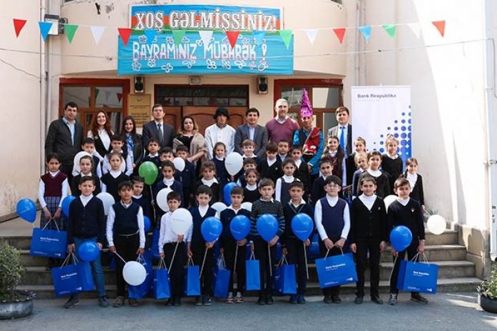 Bank Respublika 100-dən çox azyaşlı uşağa bayram sevinci yaşadıb