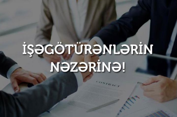 Məşğulluq Agentliyindən 50/50 təklifi