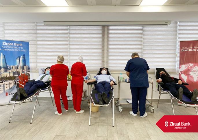 “Ziraat Bank Azərbaycan” qanvermə aksiyası həyata keçirdi