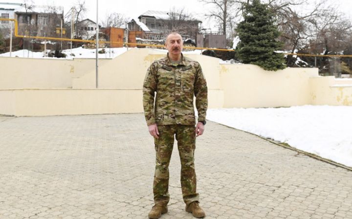 İlham Əliyev, Mehriban Əliyeva və oğulları Heydər Əliyev Hadrut qəsəbəsində olublar - YENİLƏNİB