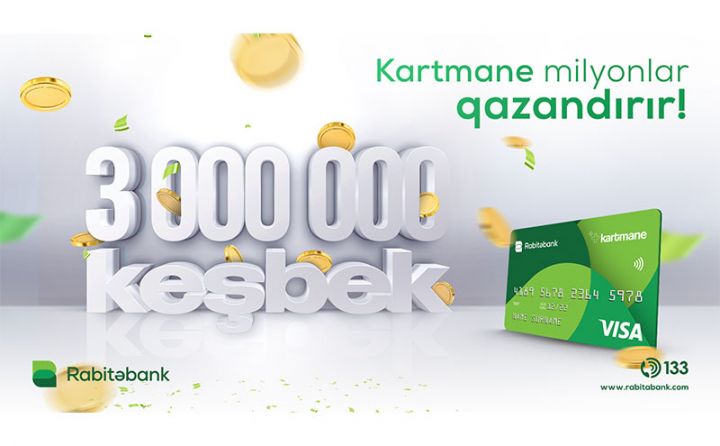 Bu kartın sahibləri 8 ayda 3 milyon manatdan çox keşbek qazanıb!