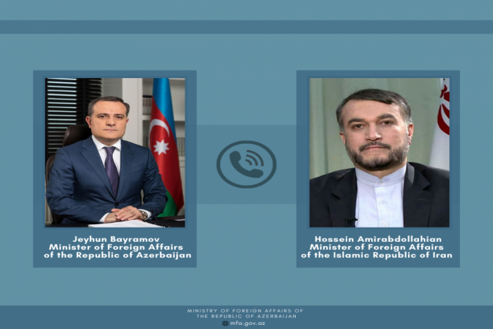 Azərbaycan və İran XİN rəhbərlərinin telefon danışığı olub
