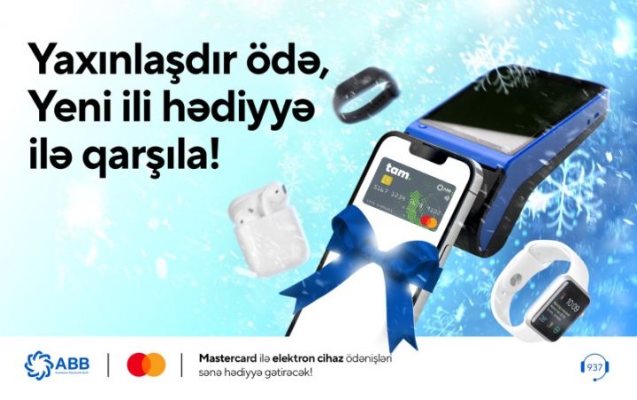 ABB-nin Mastercard kartları ilə təmassız  ödənişlər apar, hədiyyələr qazan!