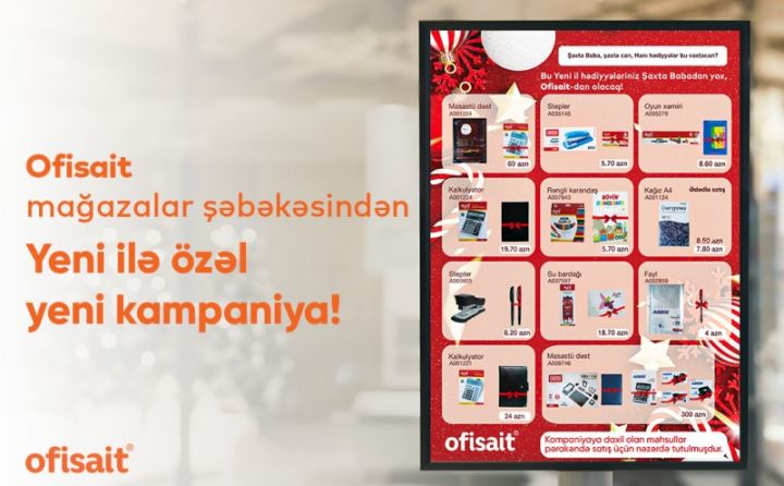 Ofisait mağazalar şəbəkəsindən Yeni ilə özəl yeni kampaniya
