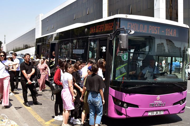 “Xocəsən” metrosu istiqamətində avtobus marşrutları istifadəyə verilib