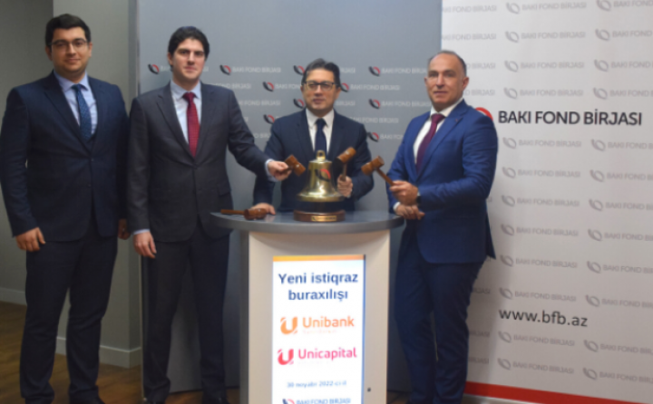 Unibankın dollar istiqrazları üçün “açılış zəngi” çalındı və ticarətinə başlandı