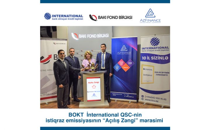 “İnternational” BOKT-dan yüksək gəlir FÜRSƏTİ