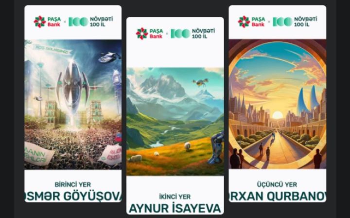 Bank rəqəmsal incəsənət müsabiqəsinin qaliblərini açıqlayıb