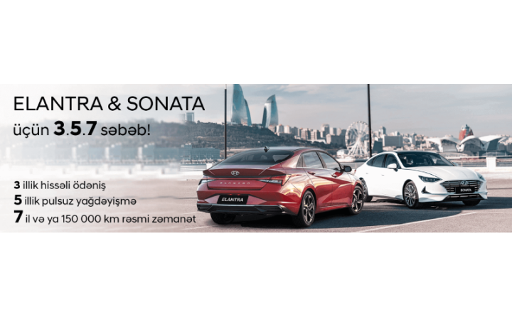 Hyundai-dan 3,5,7 fürsəti !