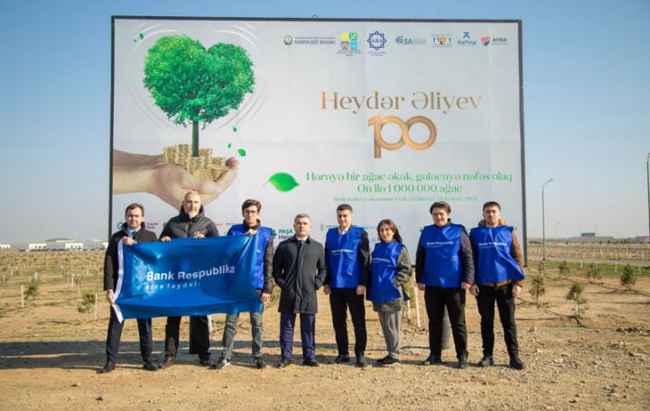 Bank Respublika əməkdaşları  ağacəkmə aksiyasında iştirak edib