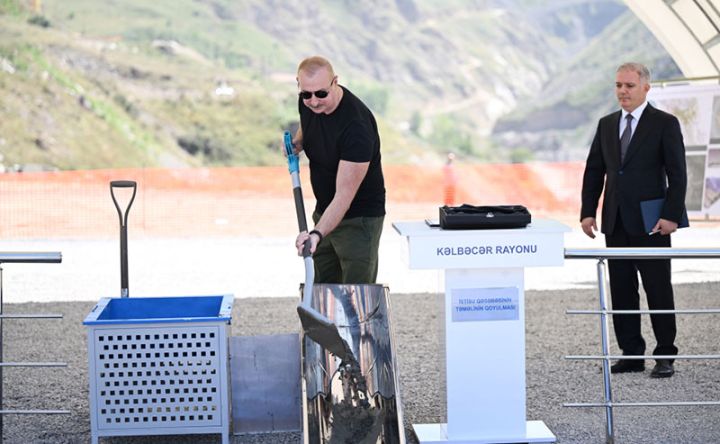 İstisu qəsəbəsinin təməli qoyulub