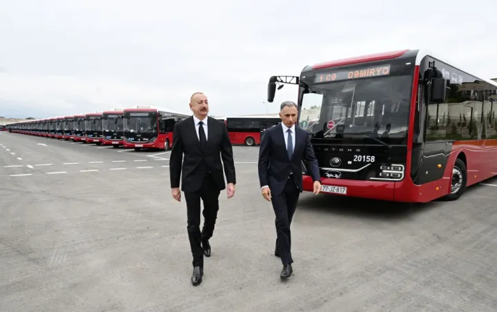 “BakuBus”ın Gəncə Avtoparkının açılışı olub - 20 marşrut xətti üzrə fəaliyyət göstərəcək